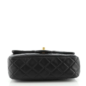 Chanel Pearl Crush Flap Bag Quilted Lambskin Mini