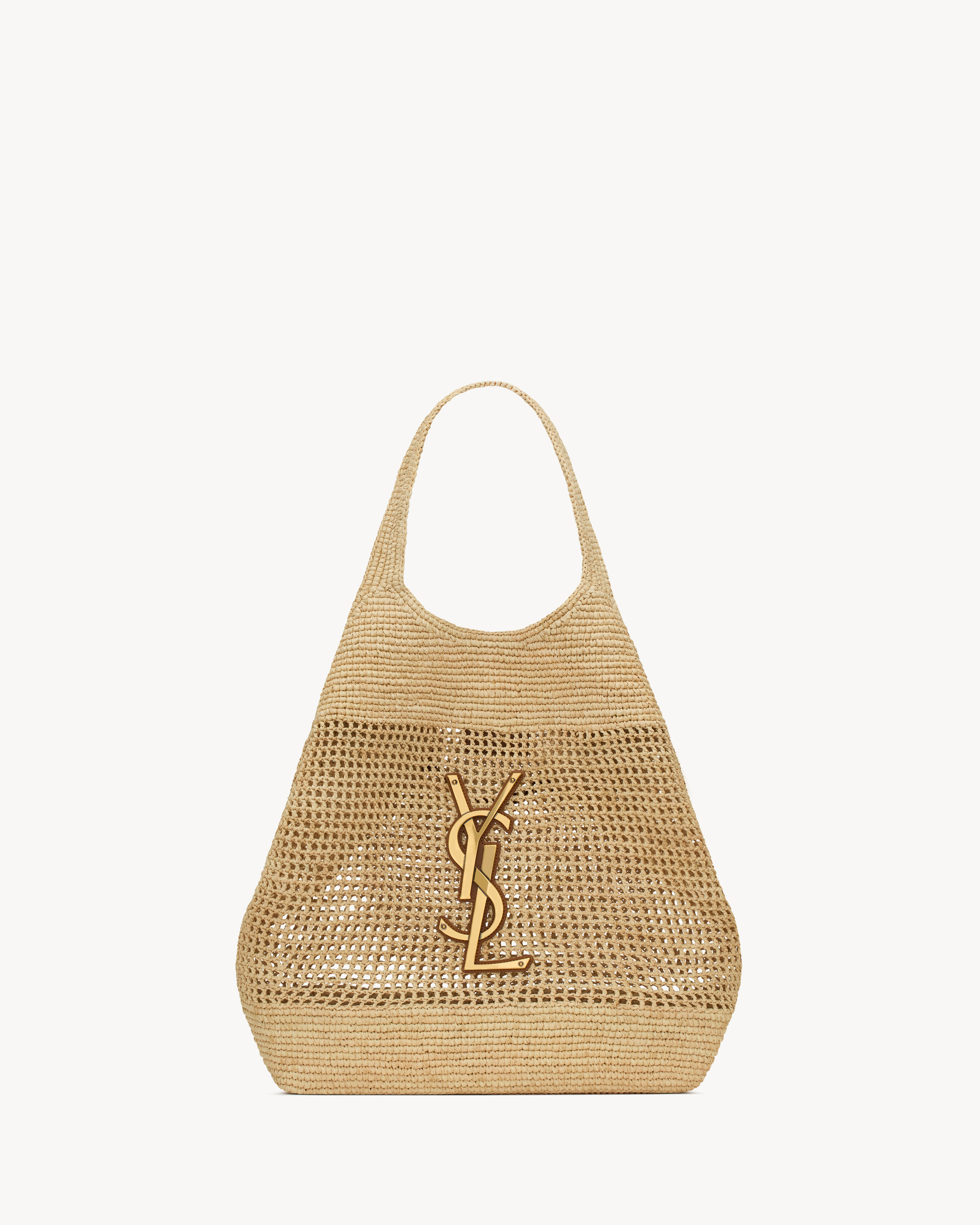 YSL  ICARE IN RAFFIA