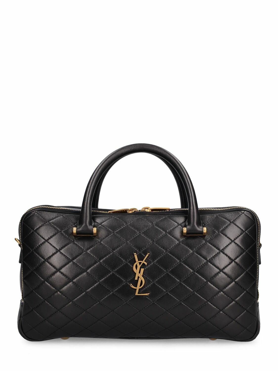 Saint Laurent Lyia Zip-Up Duffle Bag
