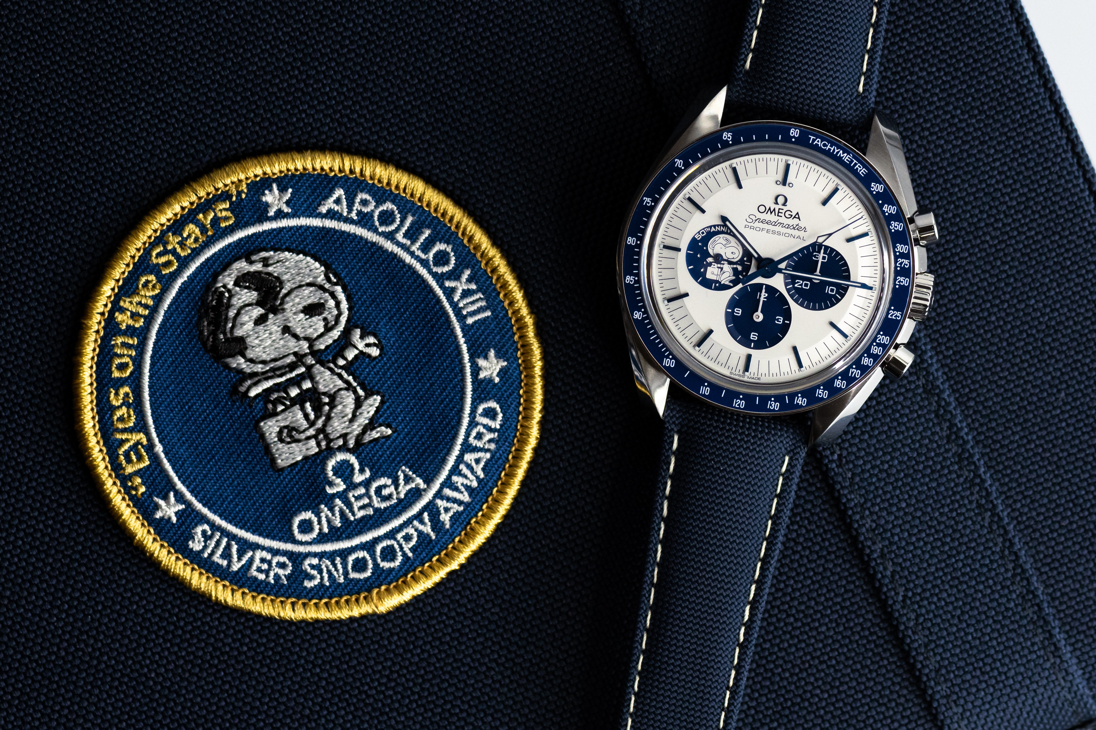 Speedmaster “Silver Snoopy Award” 50th anniversary 42mm