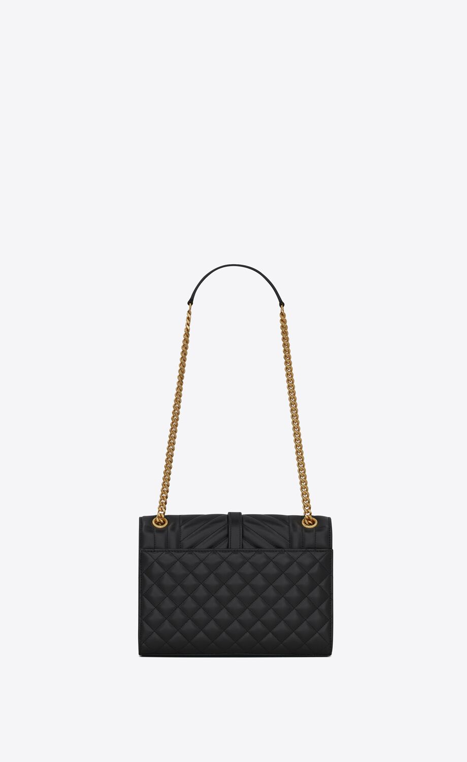 YSL Envelope Medium Chain Bag in Supple Matelasse Leather