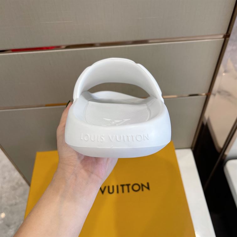 LOUIS VUITTON WATERFRONT MULE WHITE – LVSD044