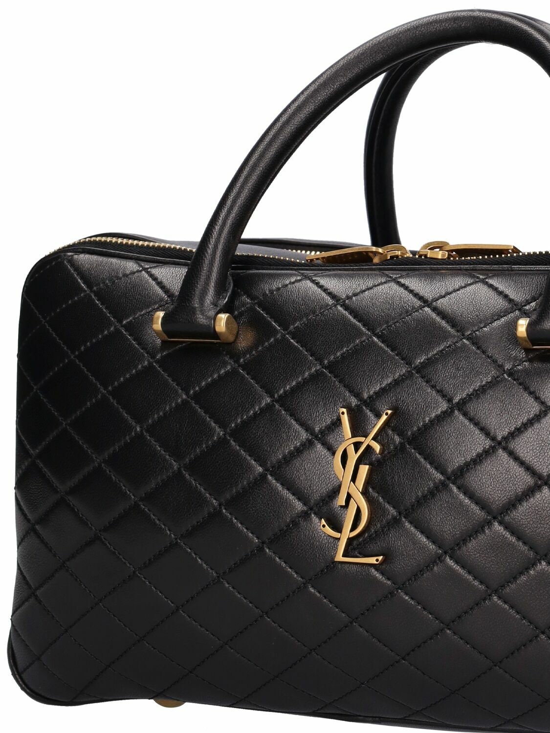 Saint Laurent Lyia Zip-Up Duffle Bag