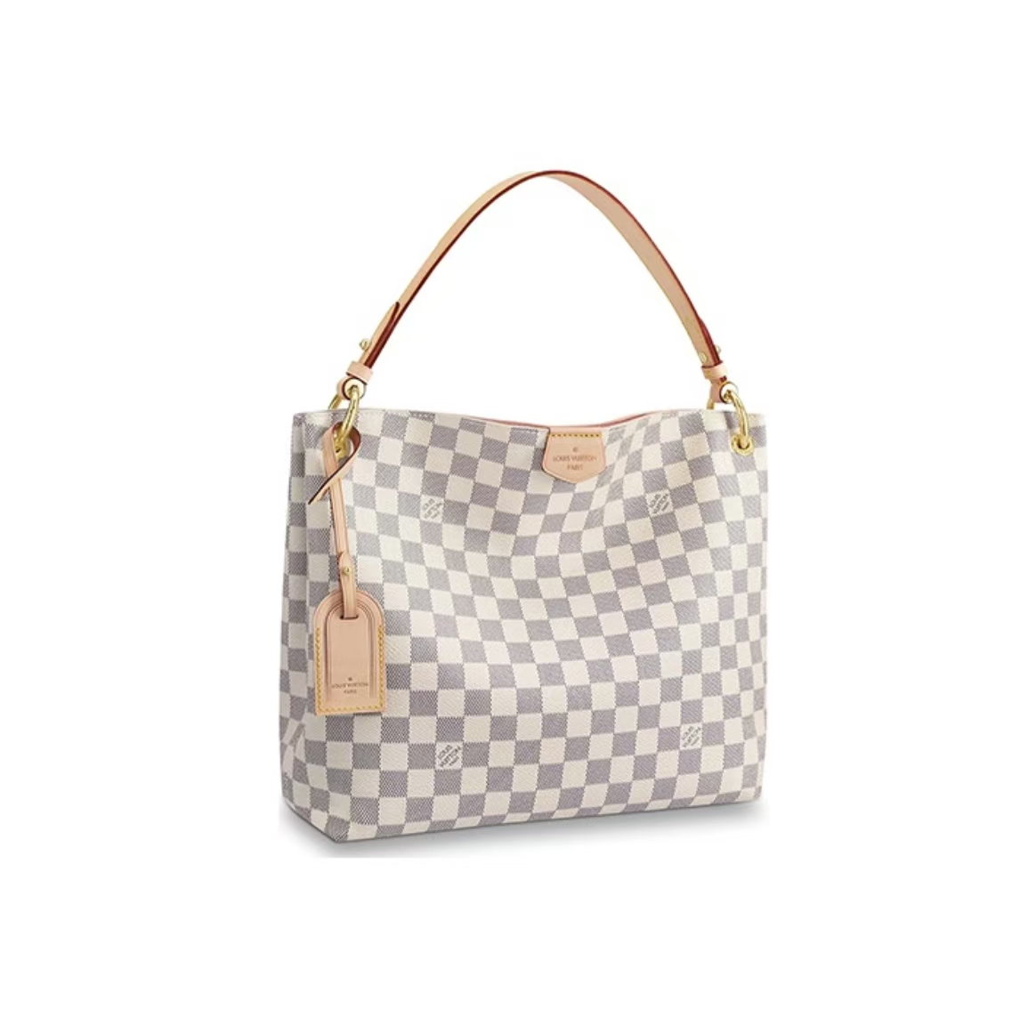 GRACEFUL DAMIER EBÈNE HOBO BAG