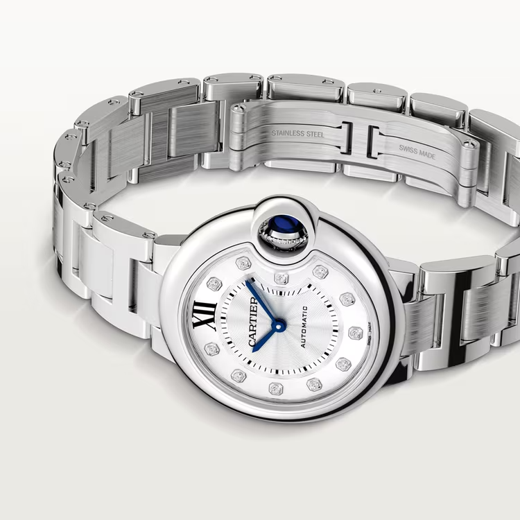 36MM  Ballon Bleu Diamond Dial Steel WE902074