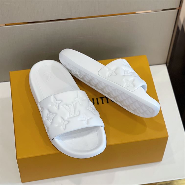 LOUIS VUITTON WATERFRONT MULE WHITE – LVSD044