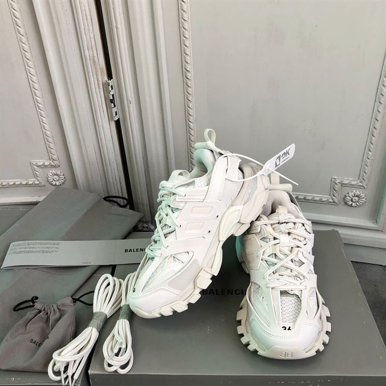 BALENCIAGA TRACK TRAINER SNEAKERS IN WHITE – BLA030