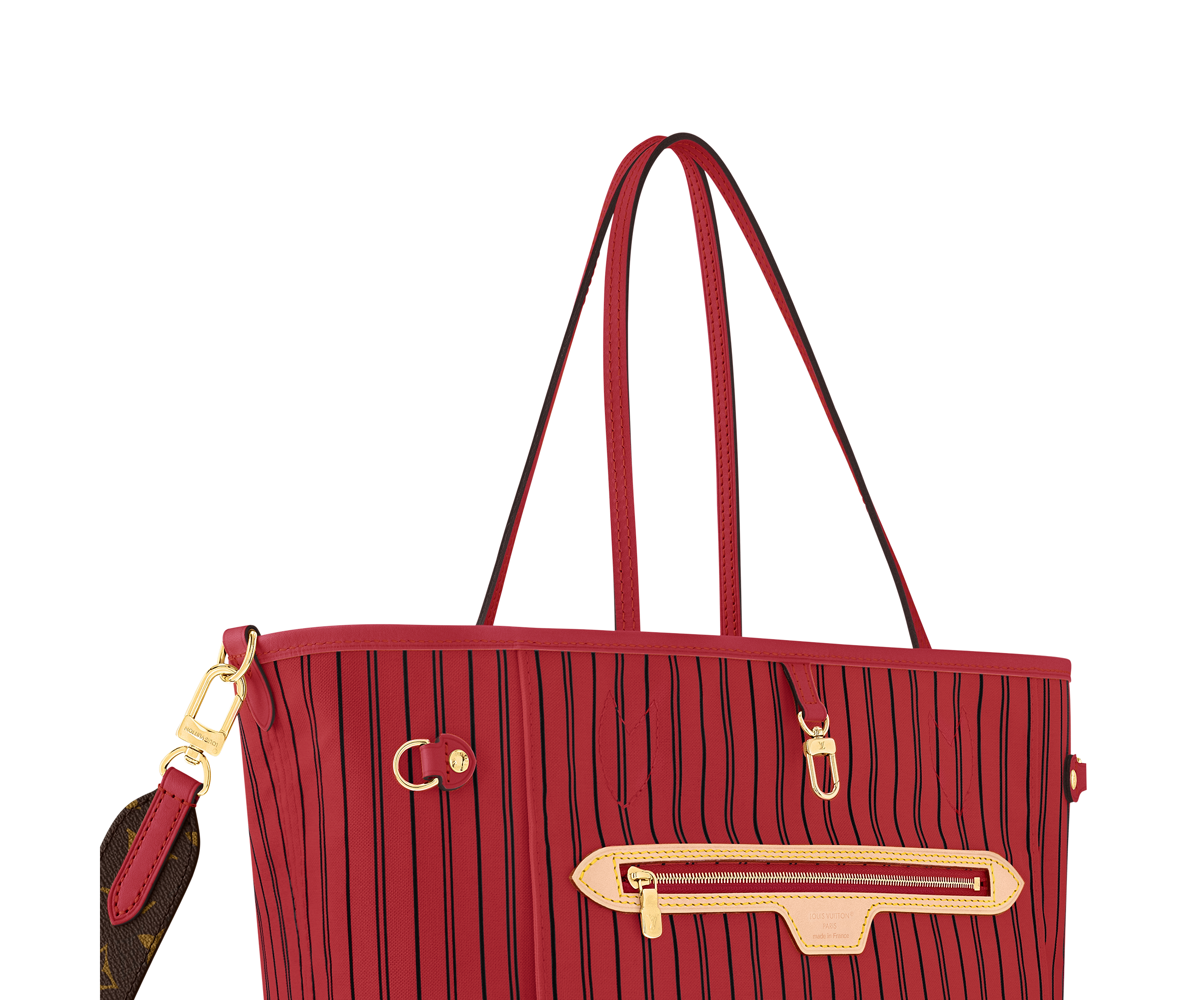 Neverfull Bandoulière Inside Out MM Monogram Coated