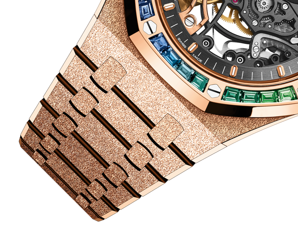 Audemars Piguet Royal Oak Frosted Gold Double Balance Wheel Openworked Ref. 15412OR.YG.1224OR.01-B