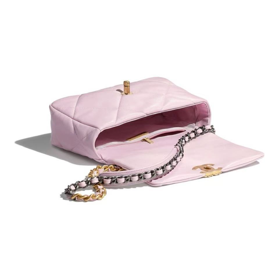 Chanel Medium Pink 19 Flap Bag