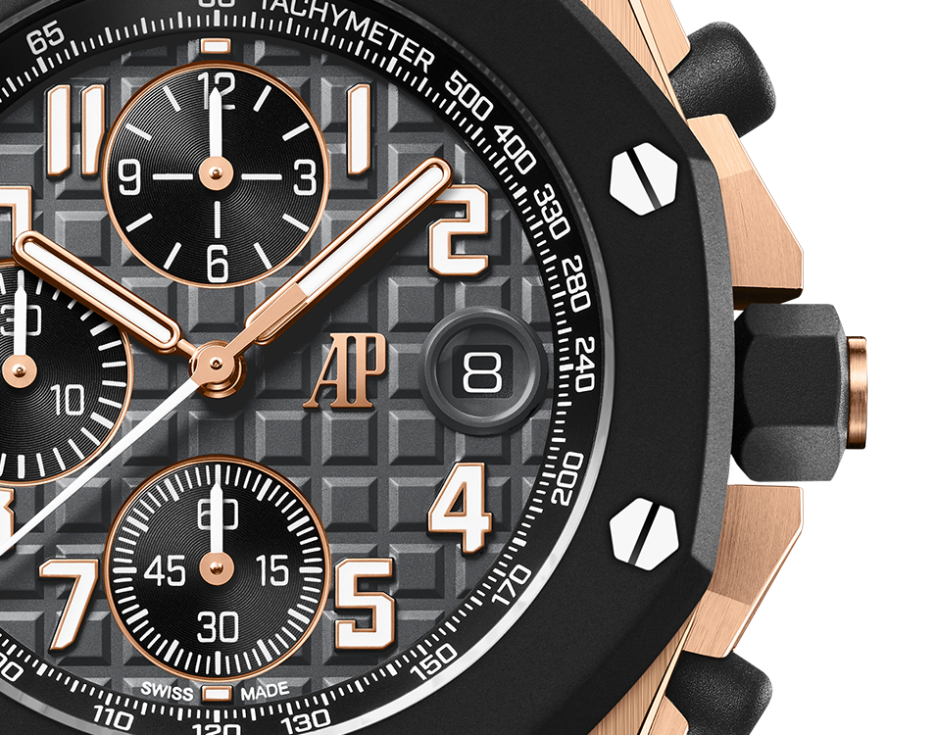 AUDEMARS PIGUET OFFSHORE Pink Gold Anthracite Grey Dial CHRONOGRAPH 42mm 26238OK.OO.A002CA.01