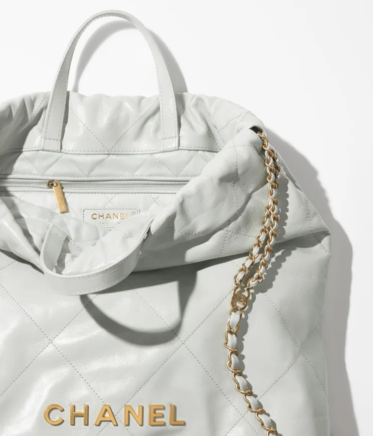 CHANEL 22 LARGE BACKPACK White