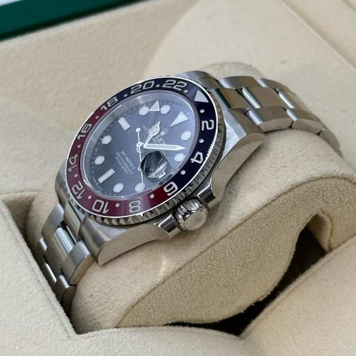 Rolex GMT Master II Pepsi Oystersteel Men's Luxury Watch M126710BLRO-0002