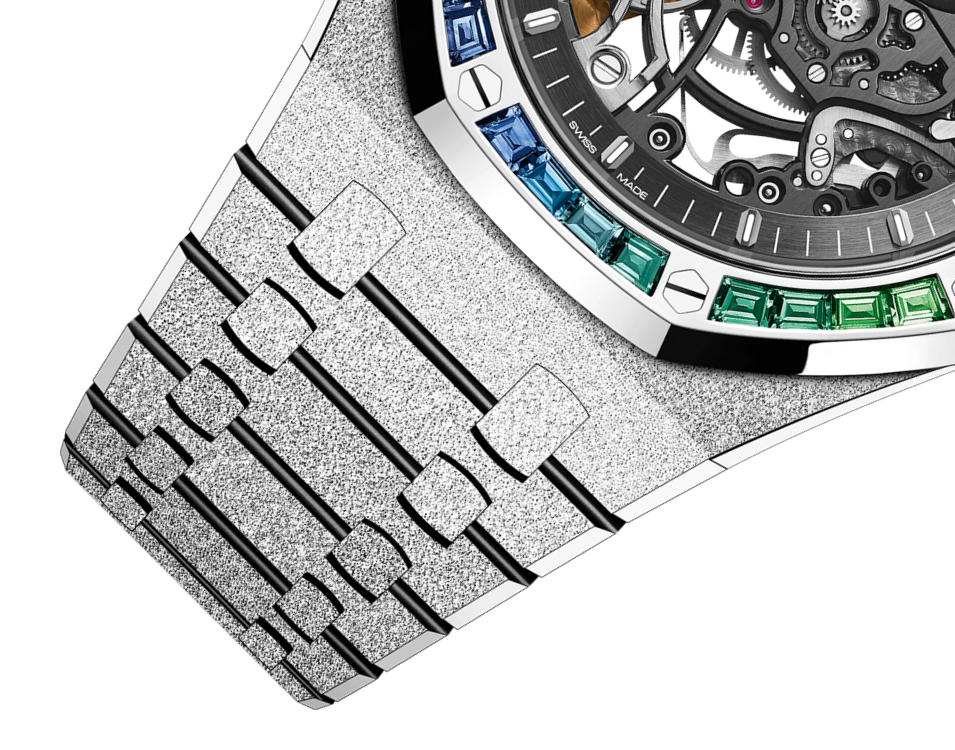 Audemars Piguet Royal Oak Frosted Gold Double Balance Wheel Openworked Ref. 15412BC.YG.1224BC.03-B