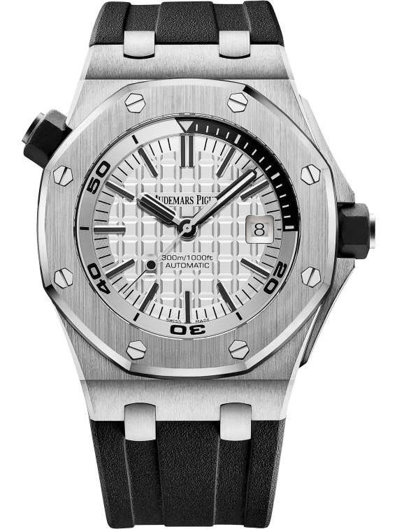 AUDEMARS PIGUET OFFSHORE DIVER Siver-Toned Dial 42mm 15710ST.OO.A002CA.02