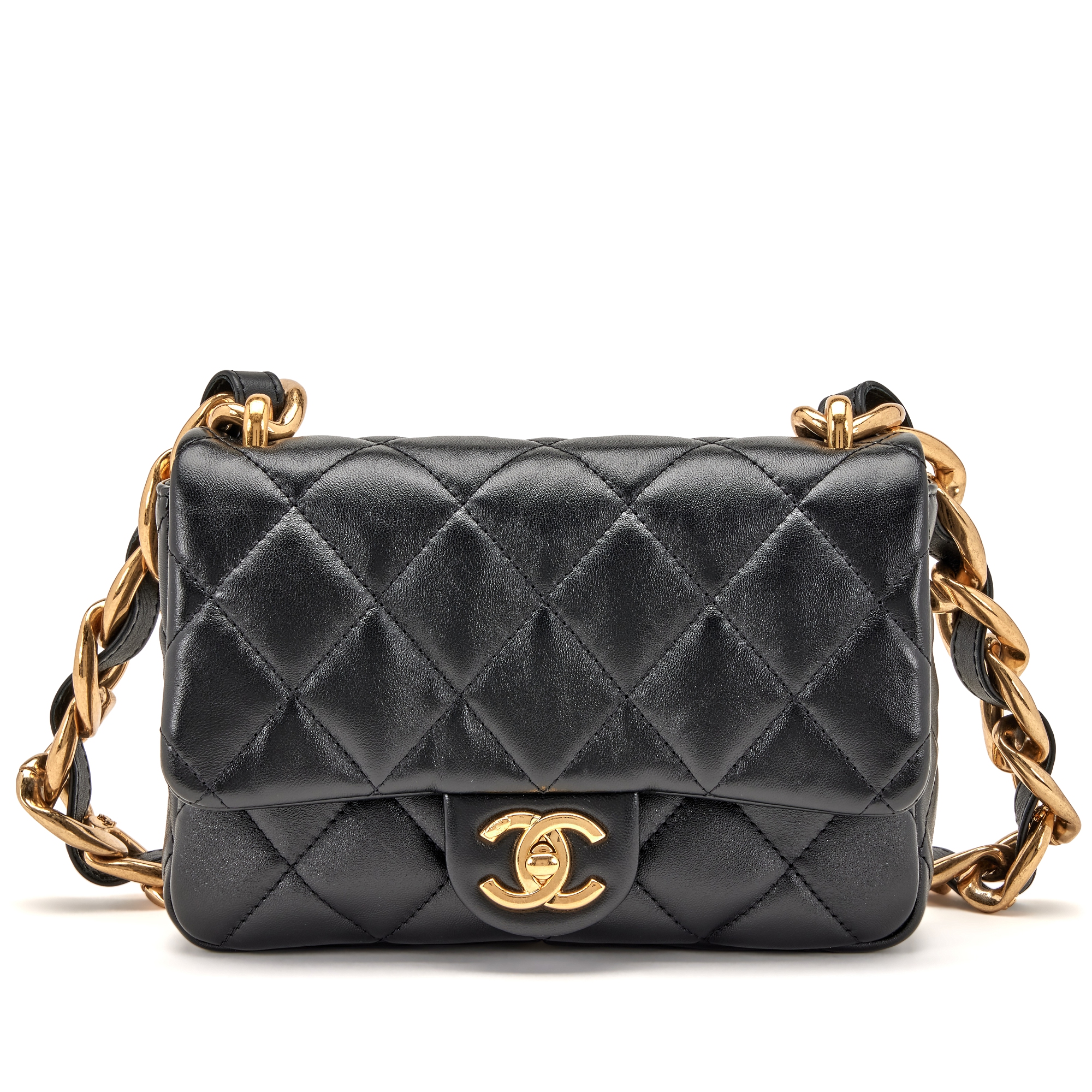 Chanel Funky Town Flap Bag Quilted Lambskin Large