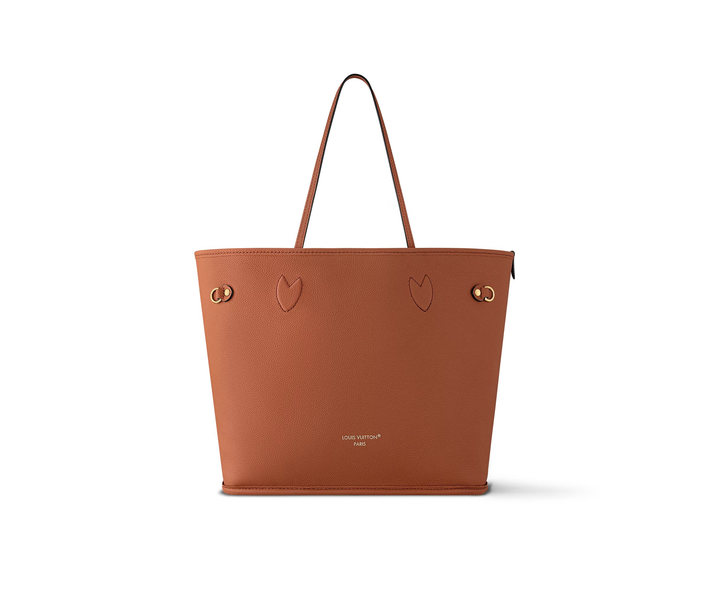 Neverfull Inside Out MM Tan Cowhide