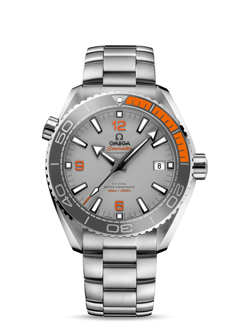 Omega SEAMASTER PLANET OCEAN 600M Gray / Orange 43.5mm 215.90.44.21.99.001