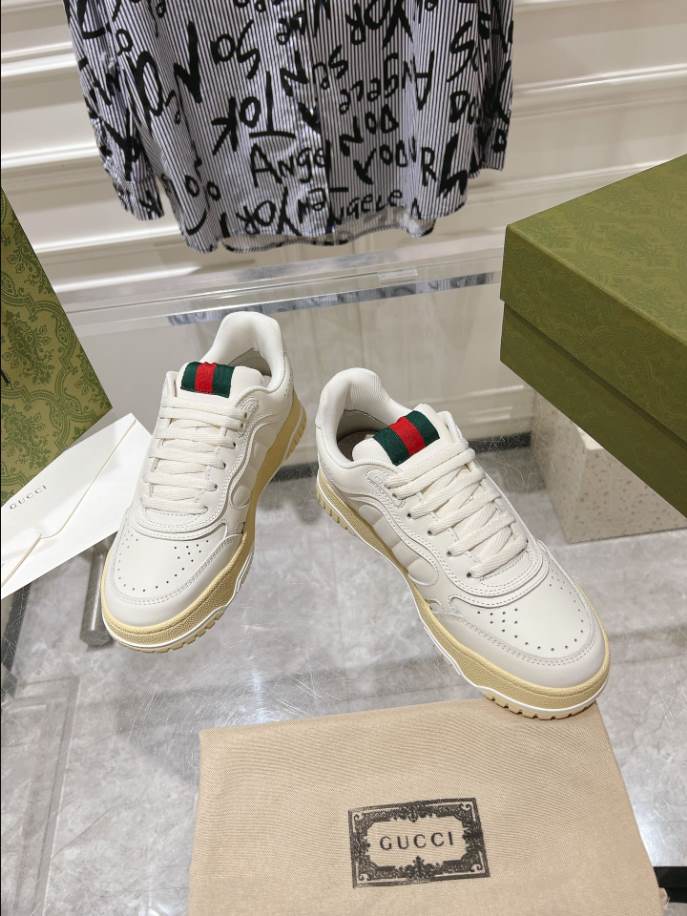 Gucci Re-Web Trainer White Sneakers – GCC208