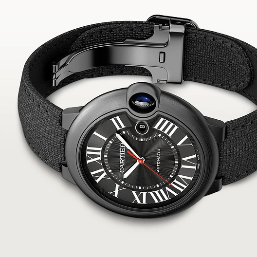 42MM BALLON BLEU DE  CARBON WATCH