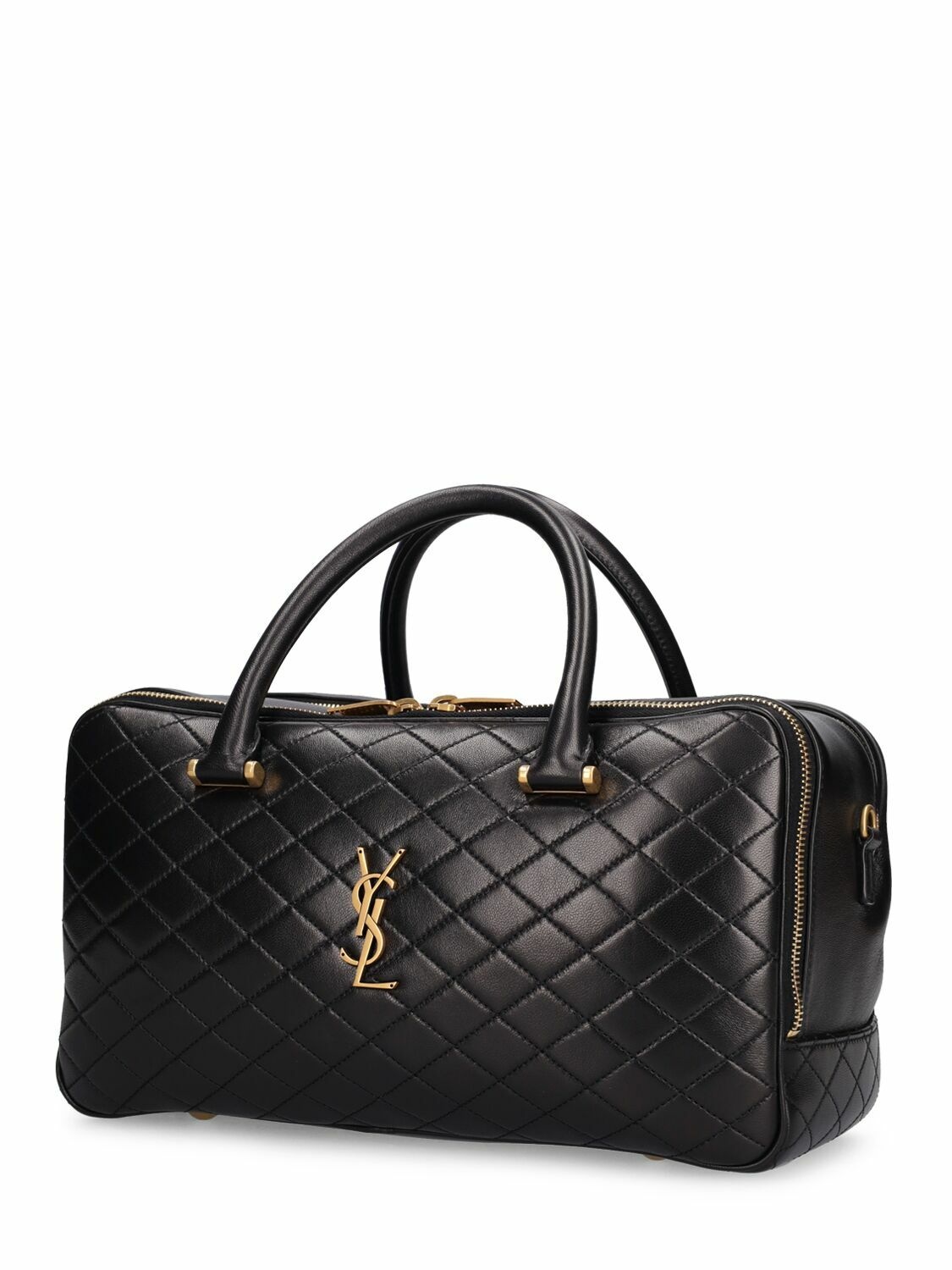 Saint Laurent Lyia Zip-Up Duffle Bag