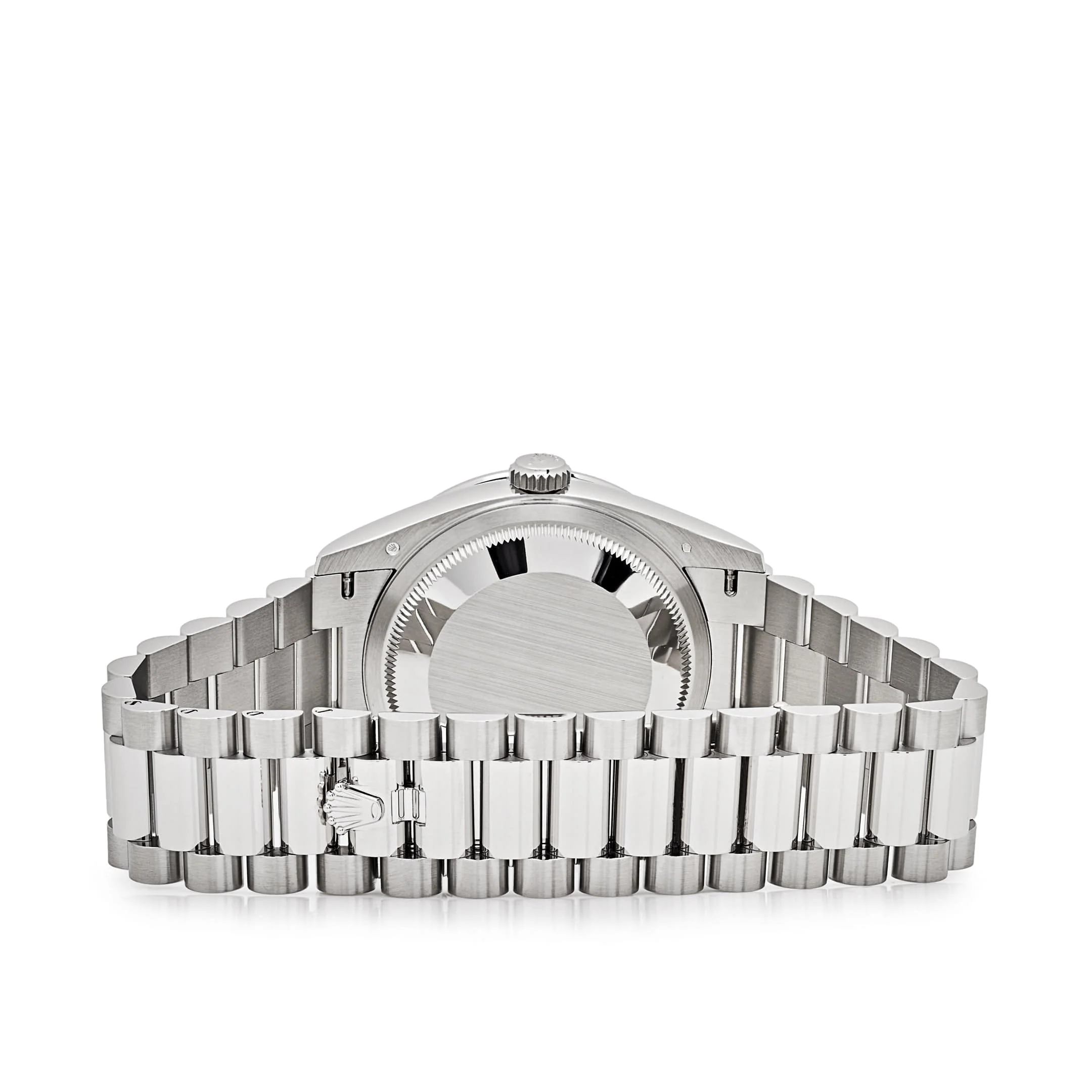 Lady Rolex DAY-DATE 36 128396TBR Ice Blue Baguette Index Replica