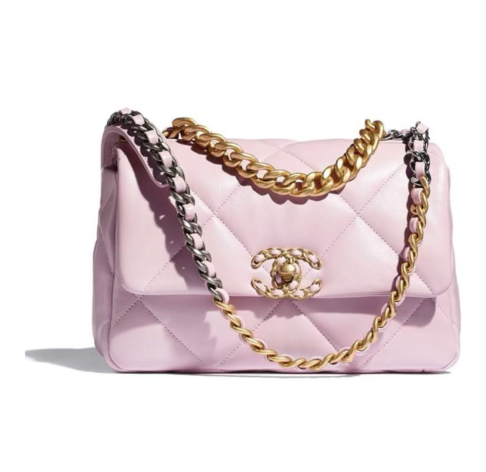 Chanel Medium Pink 19 Flap Bag