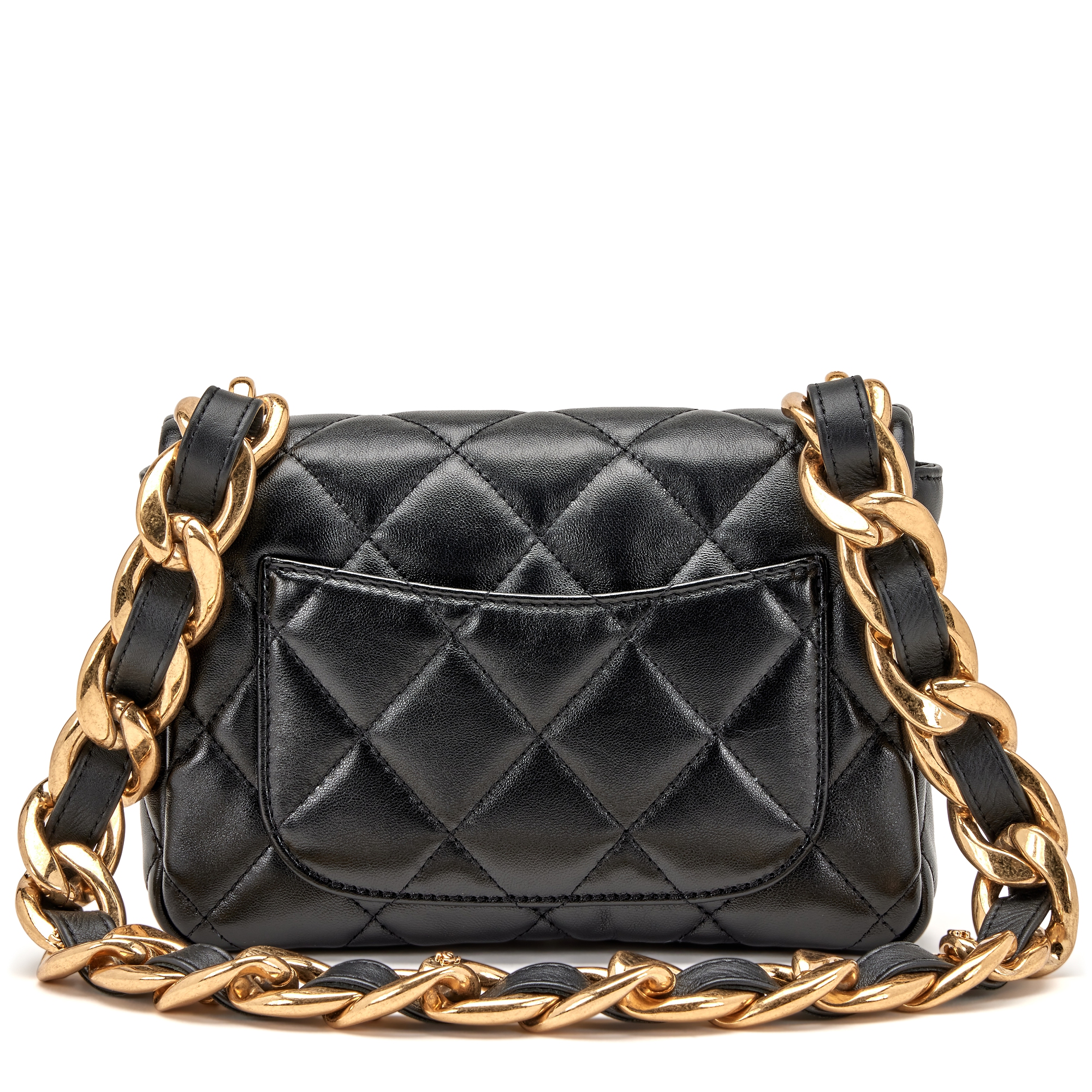 Chanel Funky Town Flap Bag Quilted Lambskin Large
