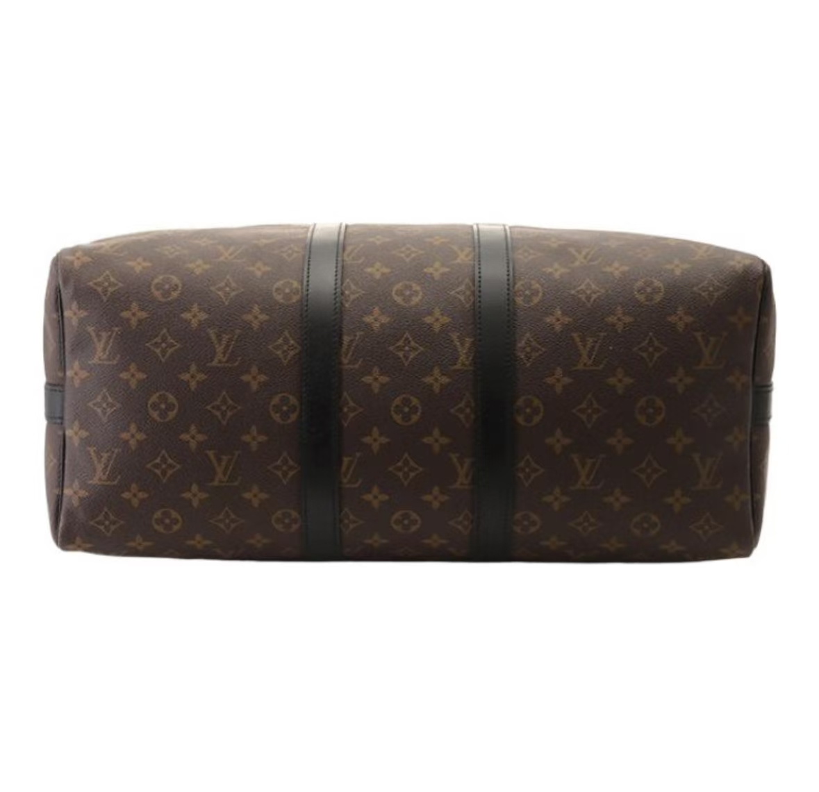 KEEPALL BANDOULIÈRE 55 MONOGRAM JUNGLE TRAVEL BAG IN BROWN