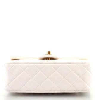 Chanel Pearl Crush Flap Bag Quilted Lambskin Mini