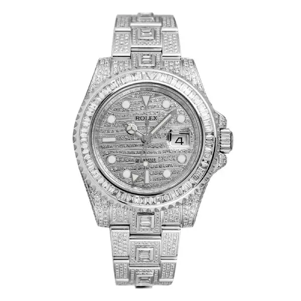 Rolex GMT-Master II Full Diamond 116710 Replica