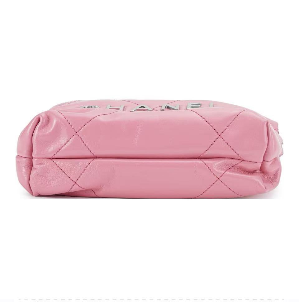 CHANEL 22 Bag 23A Mini Pink