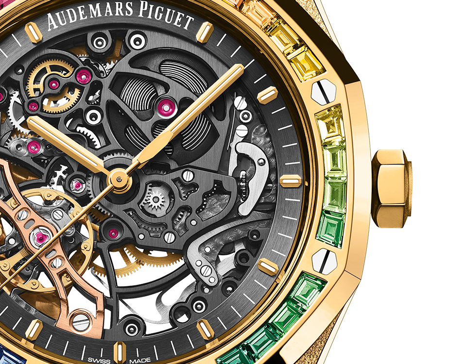 Audemars Piguet Royal Oak Frosted Gold Double Balance Wheel Openworked Ref. 15412BA.YG.1224BA.01-B