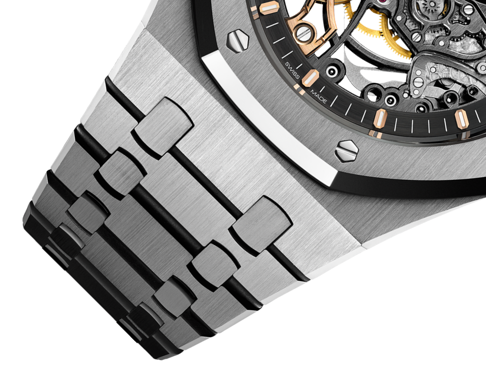 Audemars Piguet ROYAL OAK DOUBLE BALANCE WHEEL OPENWORKED Ref. 15407ST.OO.1220ST.01