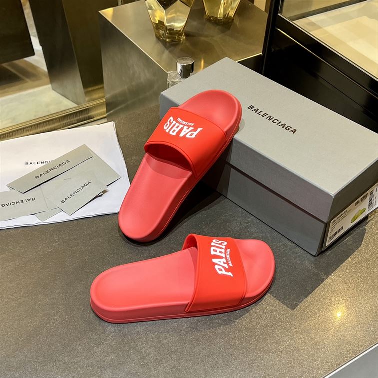 BALENCIAGA CITIES PARIS POOL SLIDE SANDAL – BBD009
