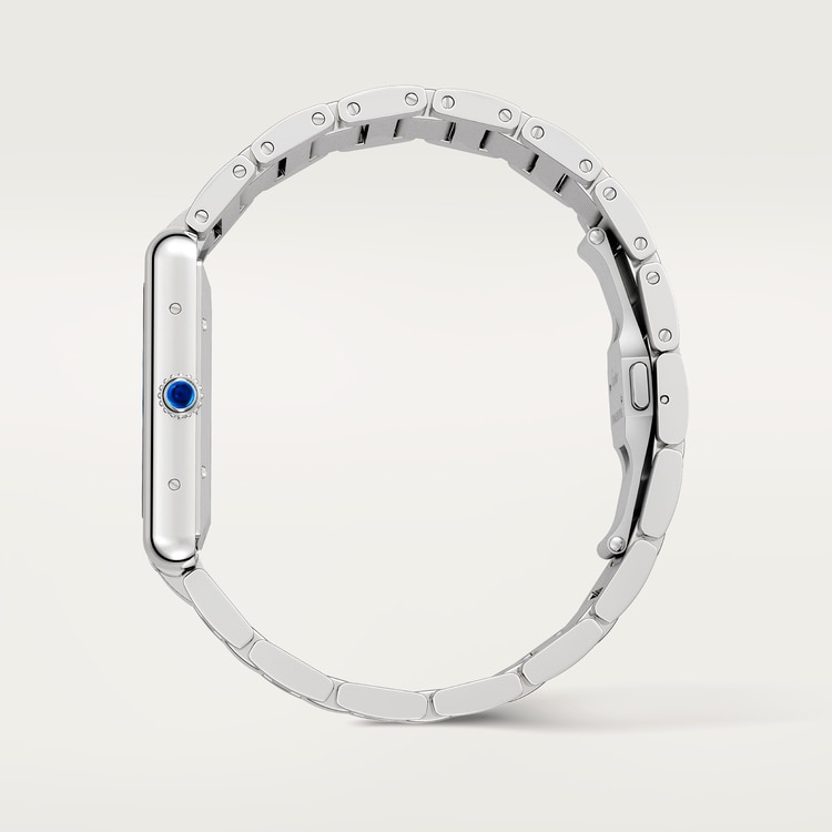 Tank Must watch Extra-large model Silvered flinqué dial 41 mm