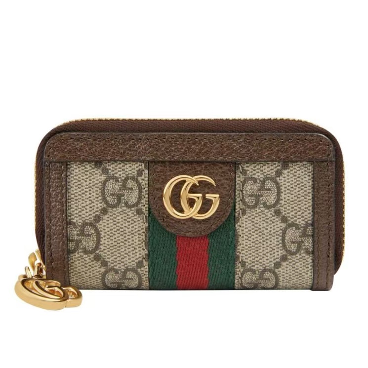 Gucci Ophidia GG key case 523157 Dark Coffee