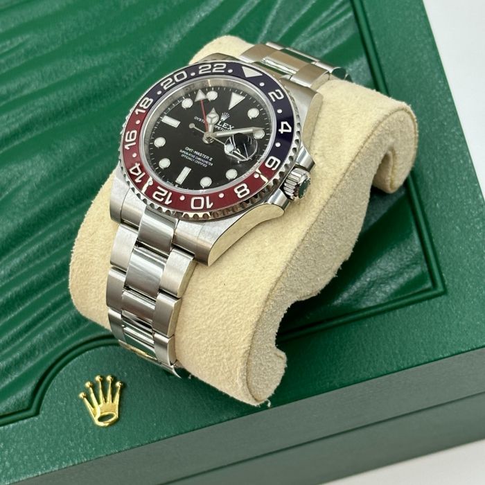 Rolex GMT Master II Pepsi Oystersteel Men's Luxury Watch M126710BLRO-0002