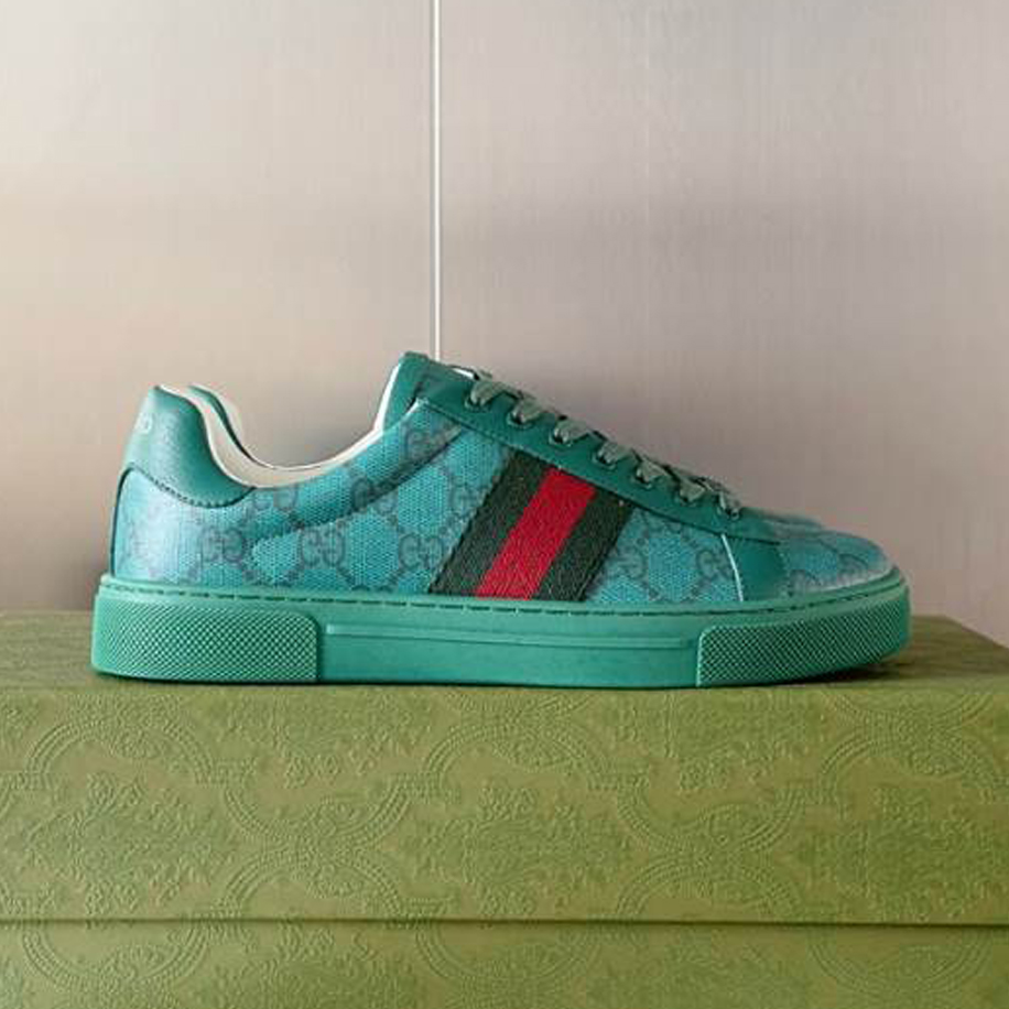 Gucci Ace Crystal Green Sneakers – GCC188