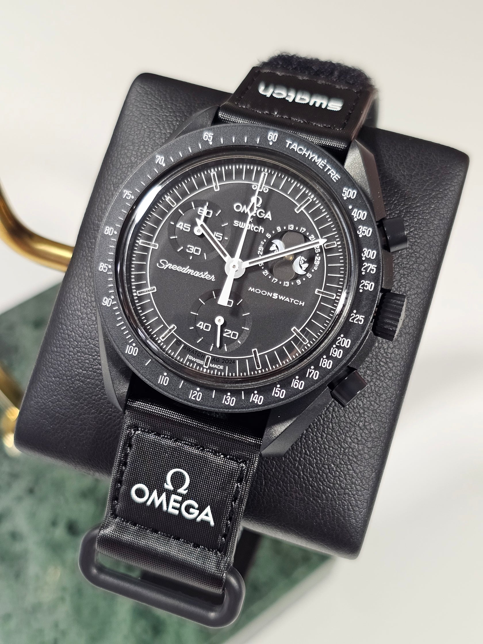 OMEGA x Swatch MISSION TO THE MOONPHASE - NEW MOON 42mm