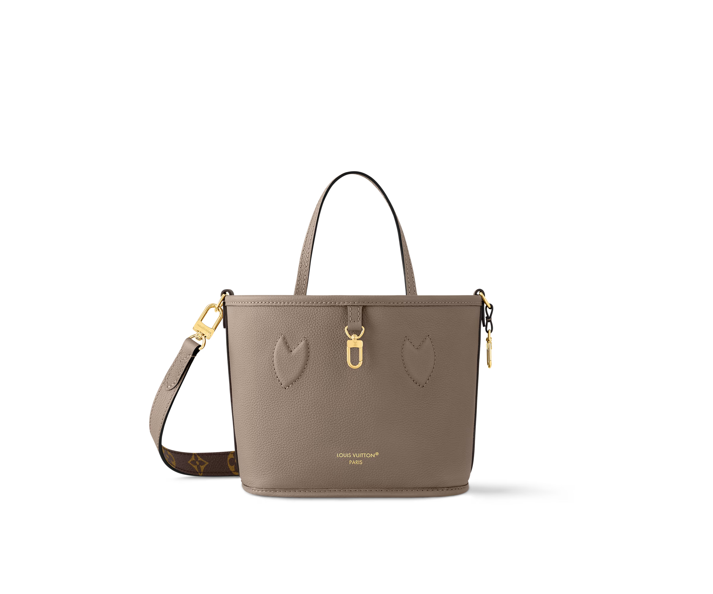 Neverfull Bandoulière Inside Out BB Dark fango cowhide