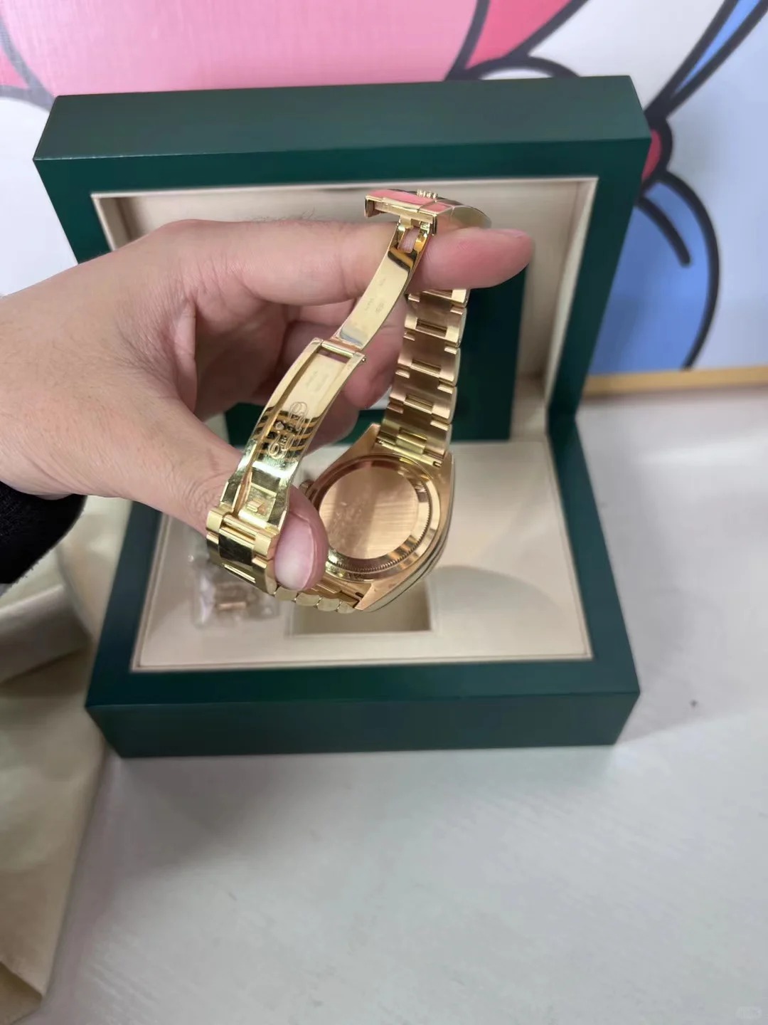 Rolex Sky-Dweller Black Dial Automatic 18kt Yellow Gold Watch 326938-0004