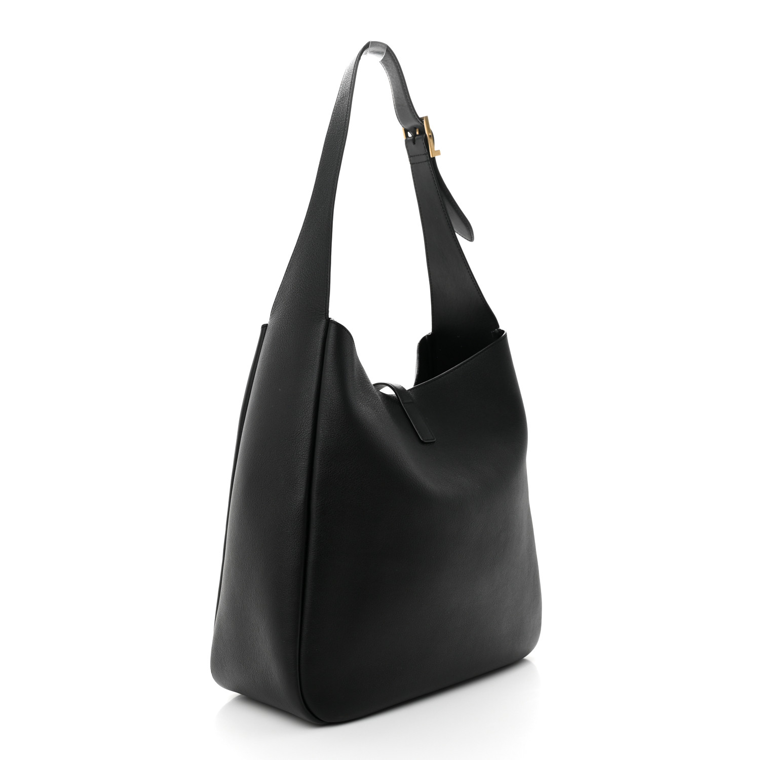 Smooth Calfskin Large Le 5 A 7 Soft Hobo Black