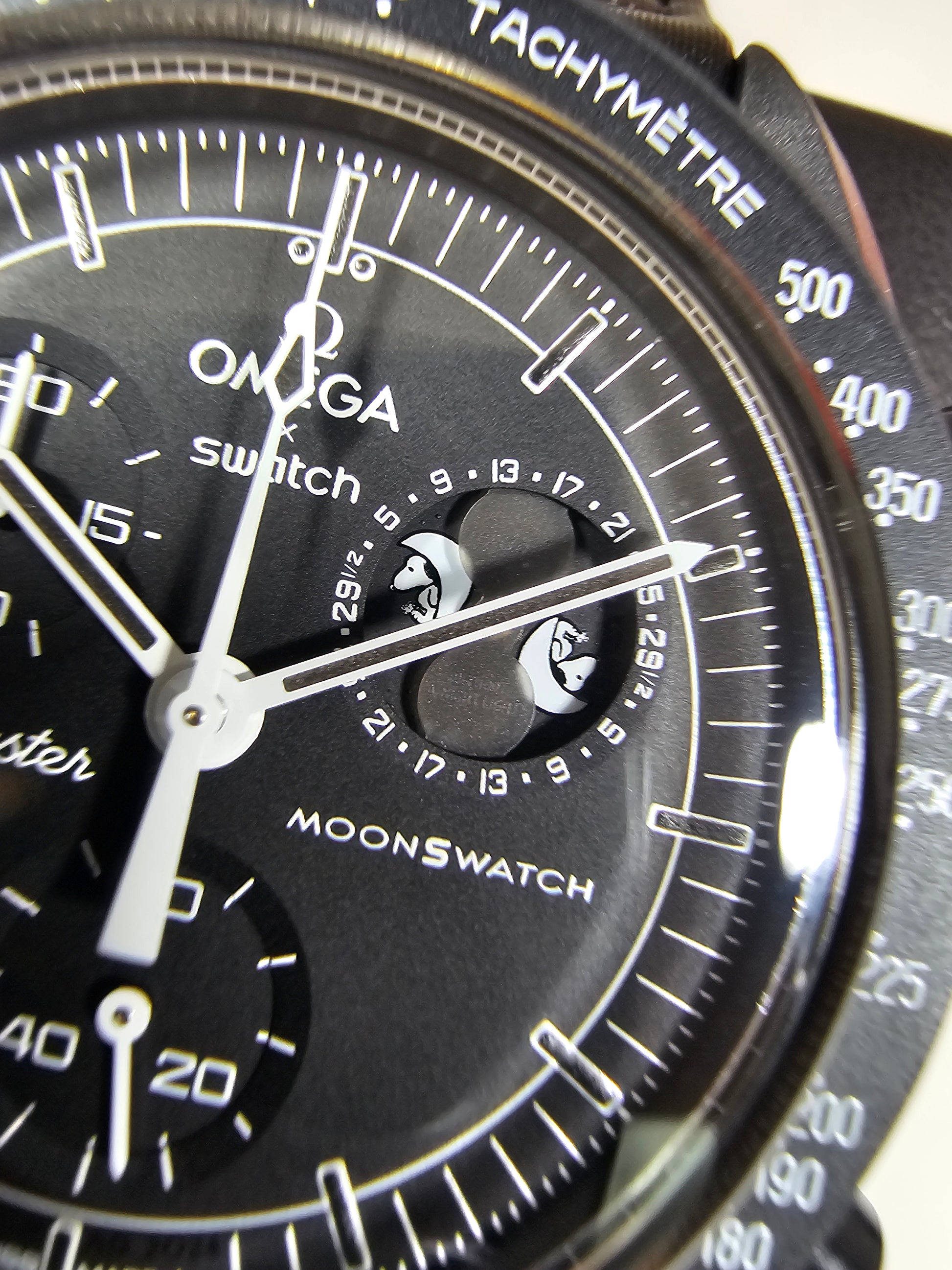 OMEGA x Swatch MISSION TO THE MOONPHASE - NEW MOON 42mm