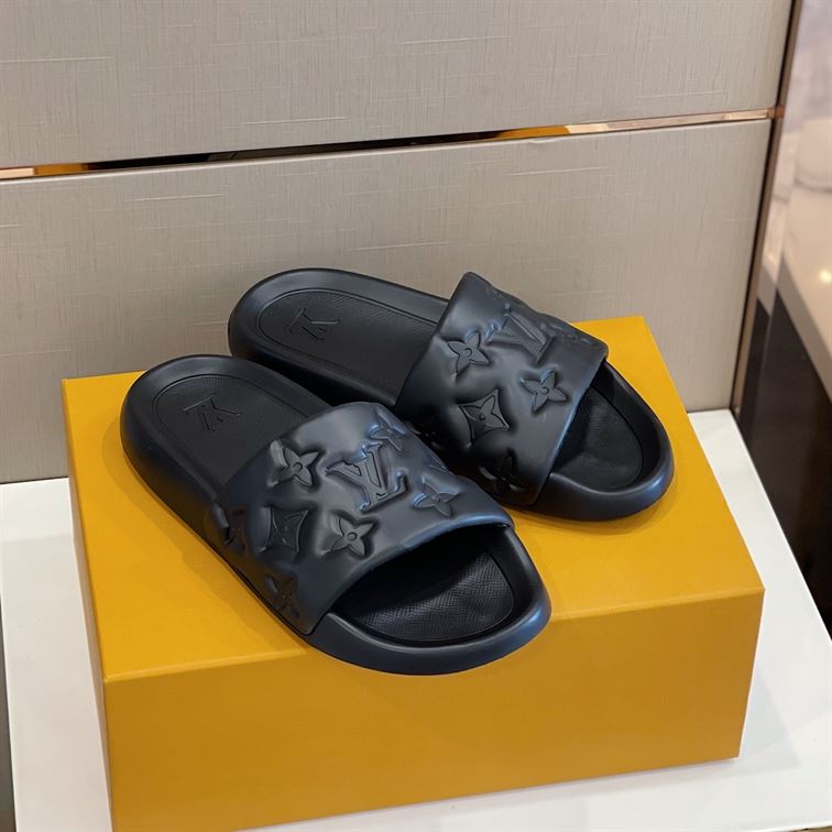LOUIS VUITTON WATERFRONT MULE BLACK – LVSD043