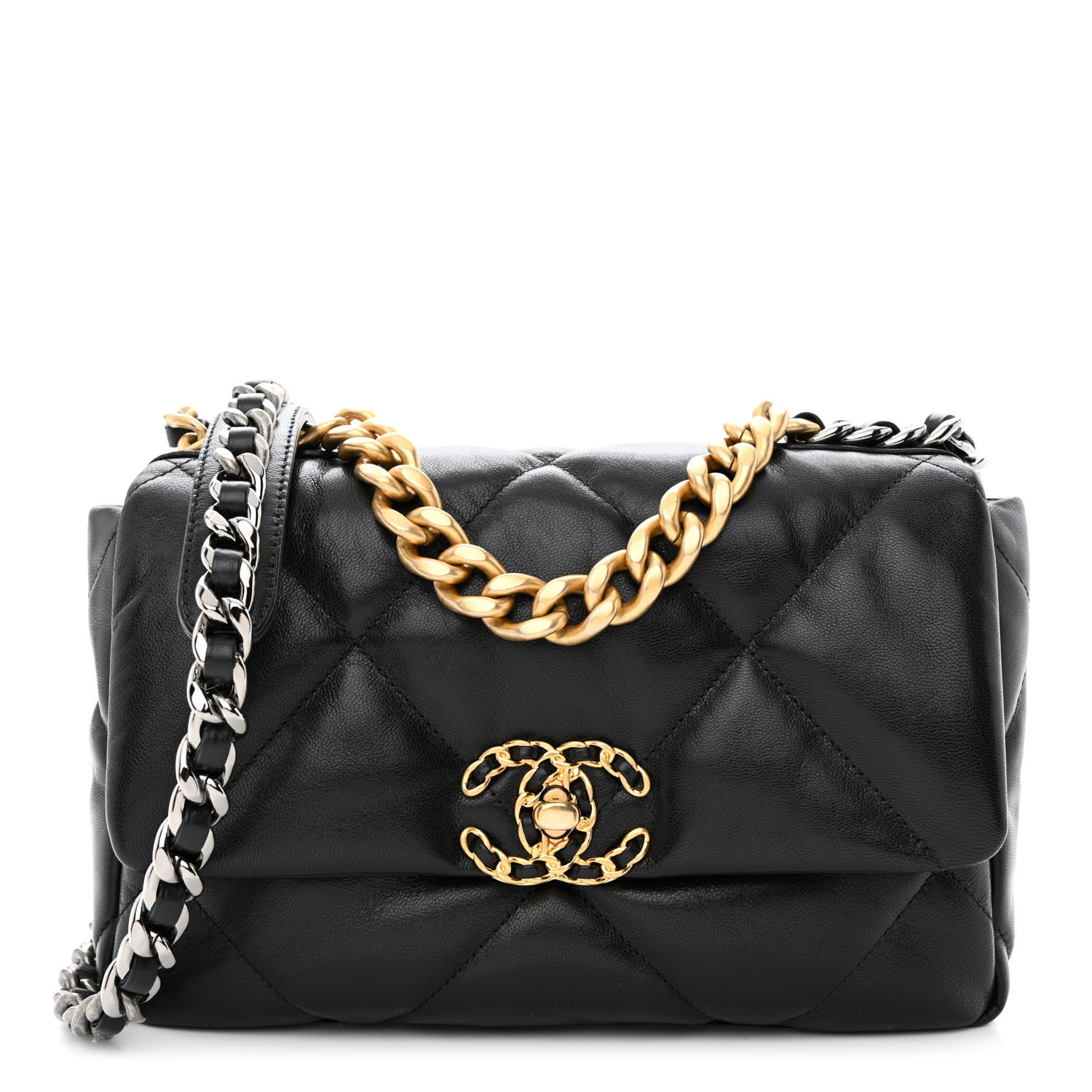 Chanel Black Medium 19 Flap Bag