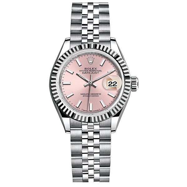 Rolex Lady-Datejust 31Pink Diamond Dial Jubilee Bracelet Watch 279174