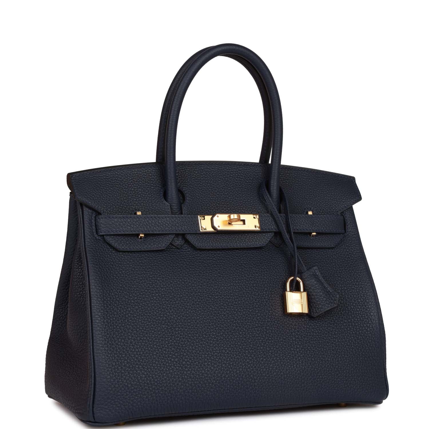 Hermès Birkin 30 Bleu Nuit Togo Gold Hardware
