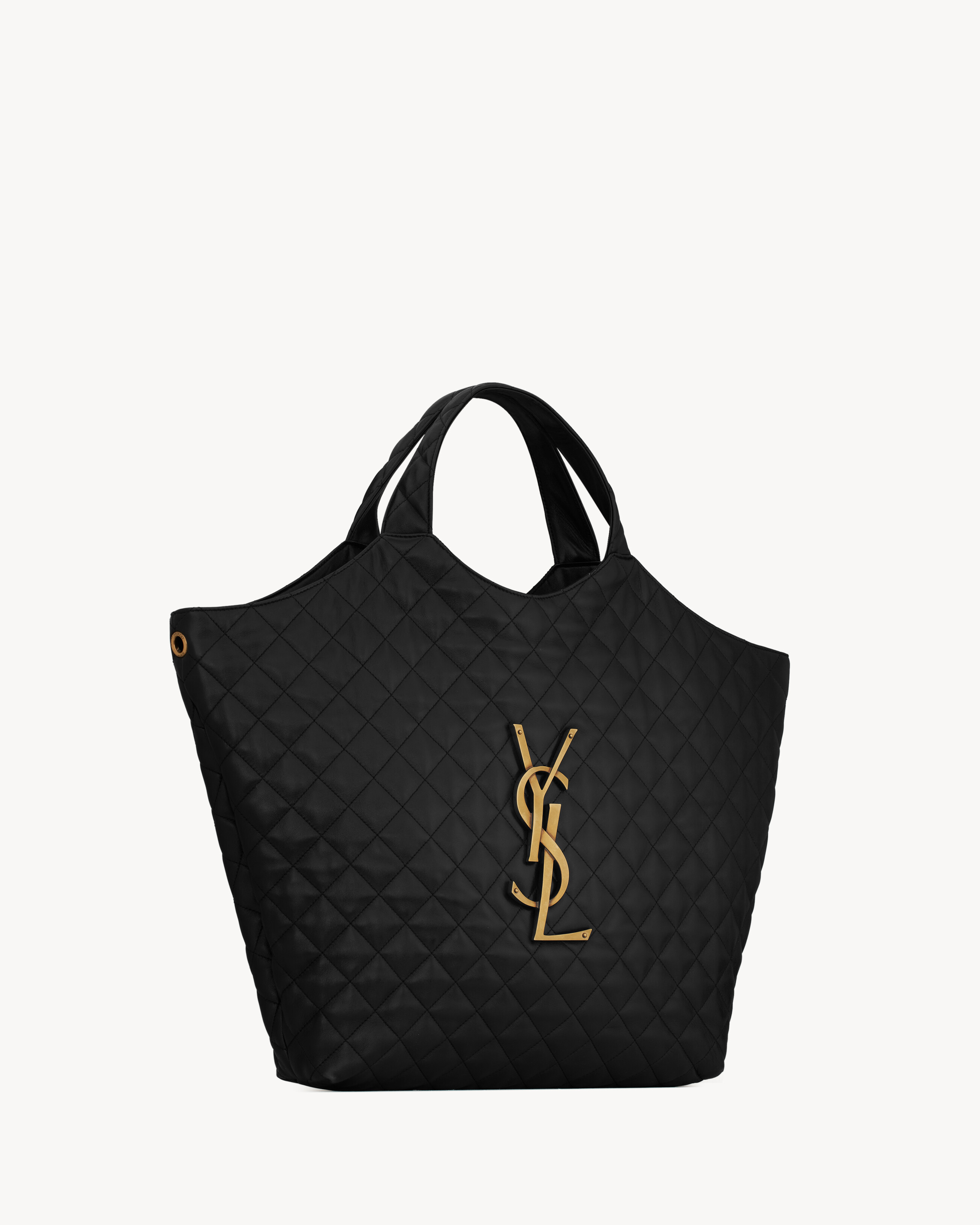 YSL ICARE IN QUILTED LAMBSKIN