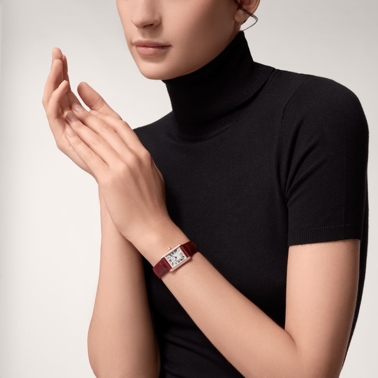 TANK LOUIS Rose Gold Diamond 22mm